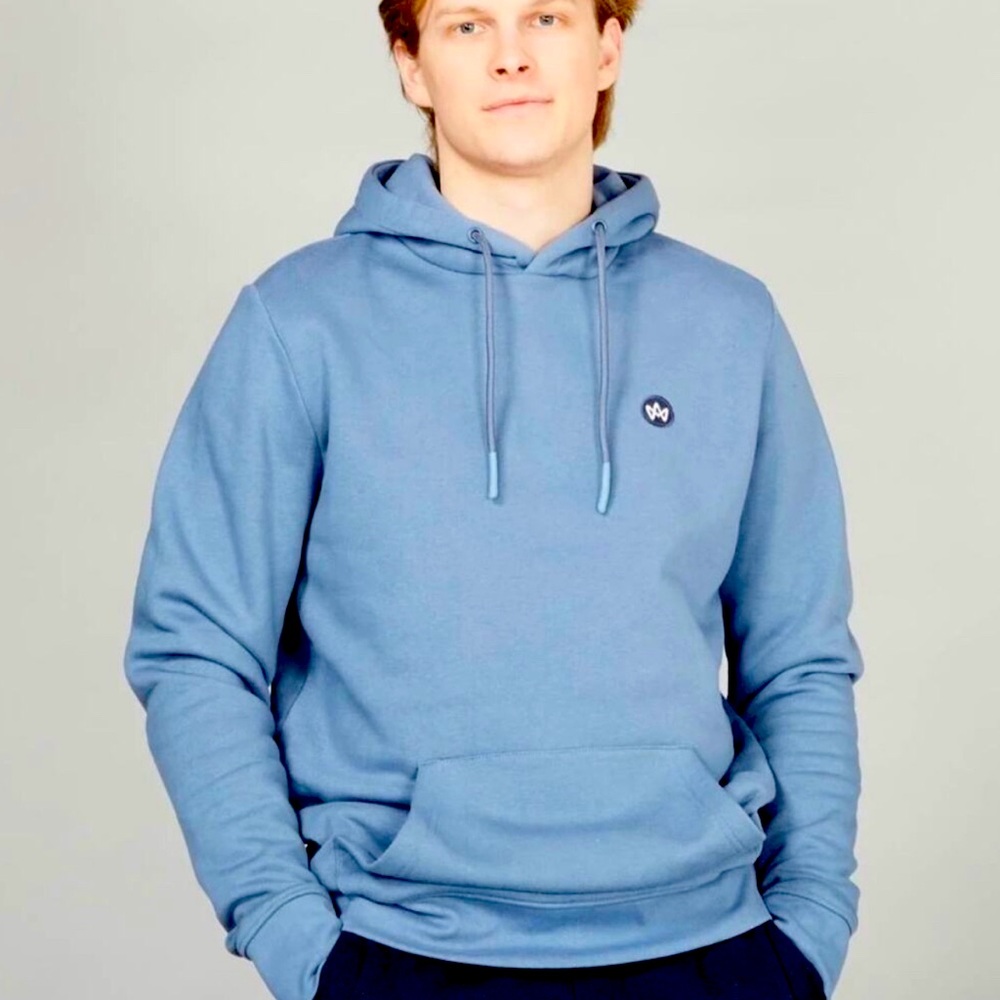 Kronstadt Blue Pullover Hooded Sweatshirt Hoodie - Mens Size Medium